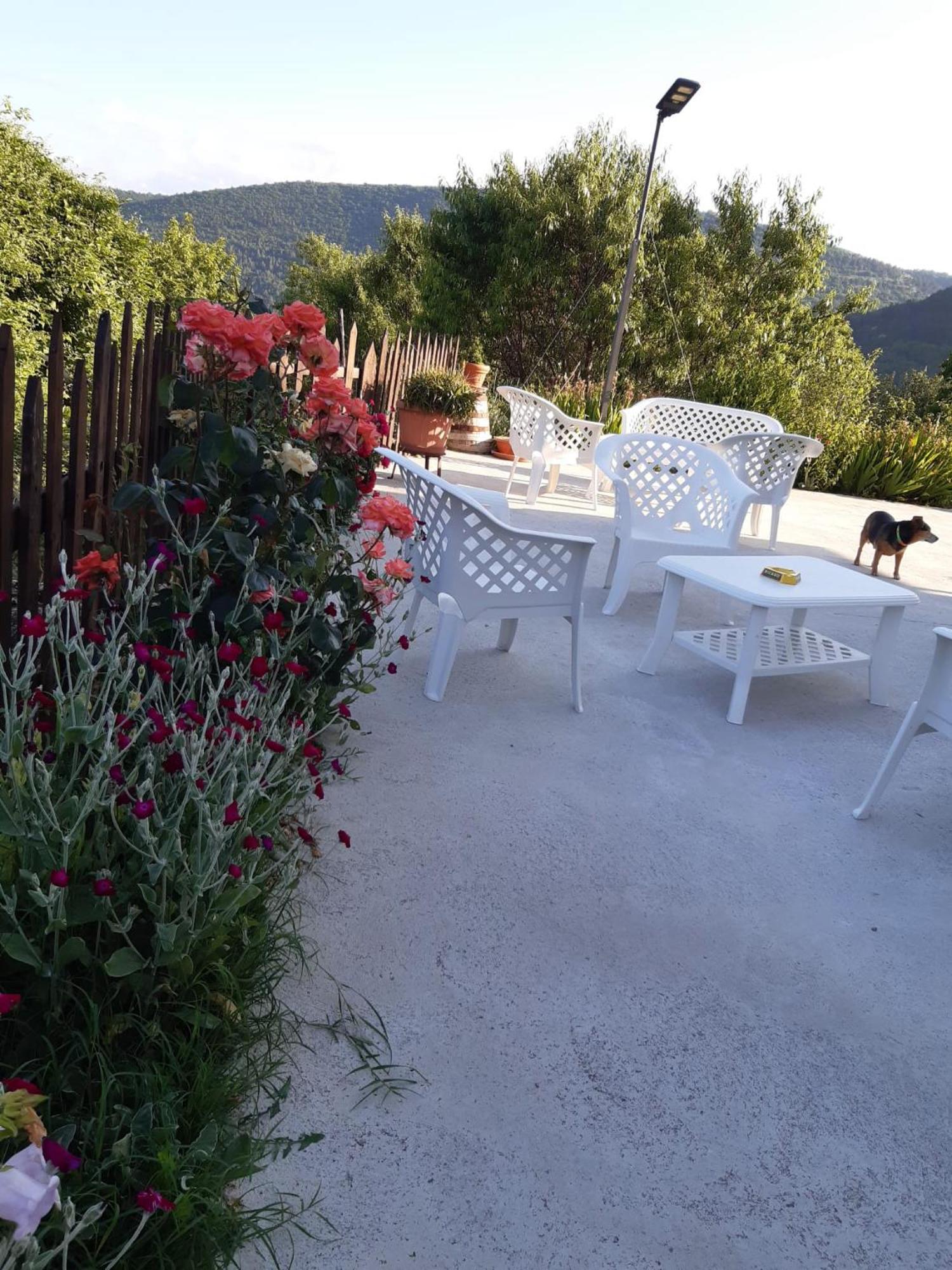 Il Girasole Bed and Breakfast Castelvecchio Calvisio Eksteriør billede